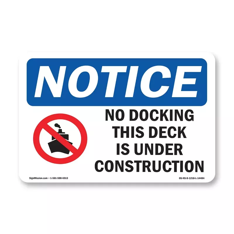 No Docking This Dock Is Under