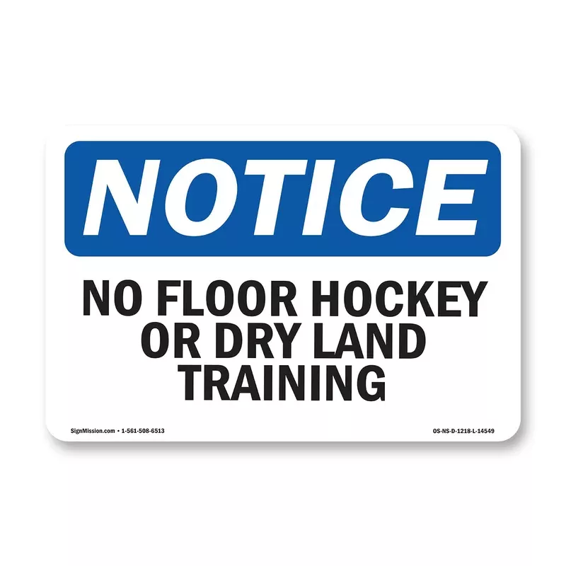 No Floor Hockey Or Dry Land Training